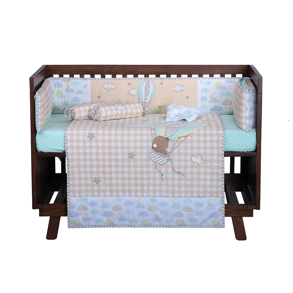 Abracadabra 6 Piece Cot Bedding Set - Lost in Clouds