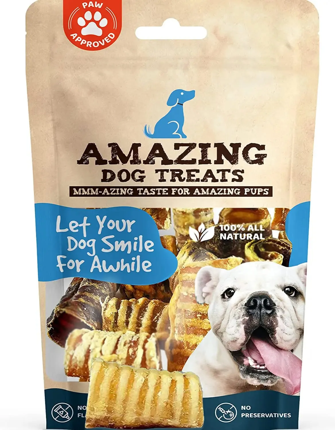 Amazing Dog Treats - 3-4" Beef Trachea Chews