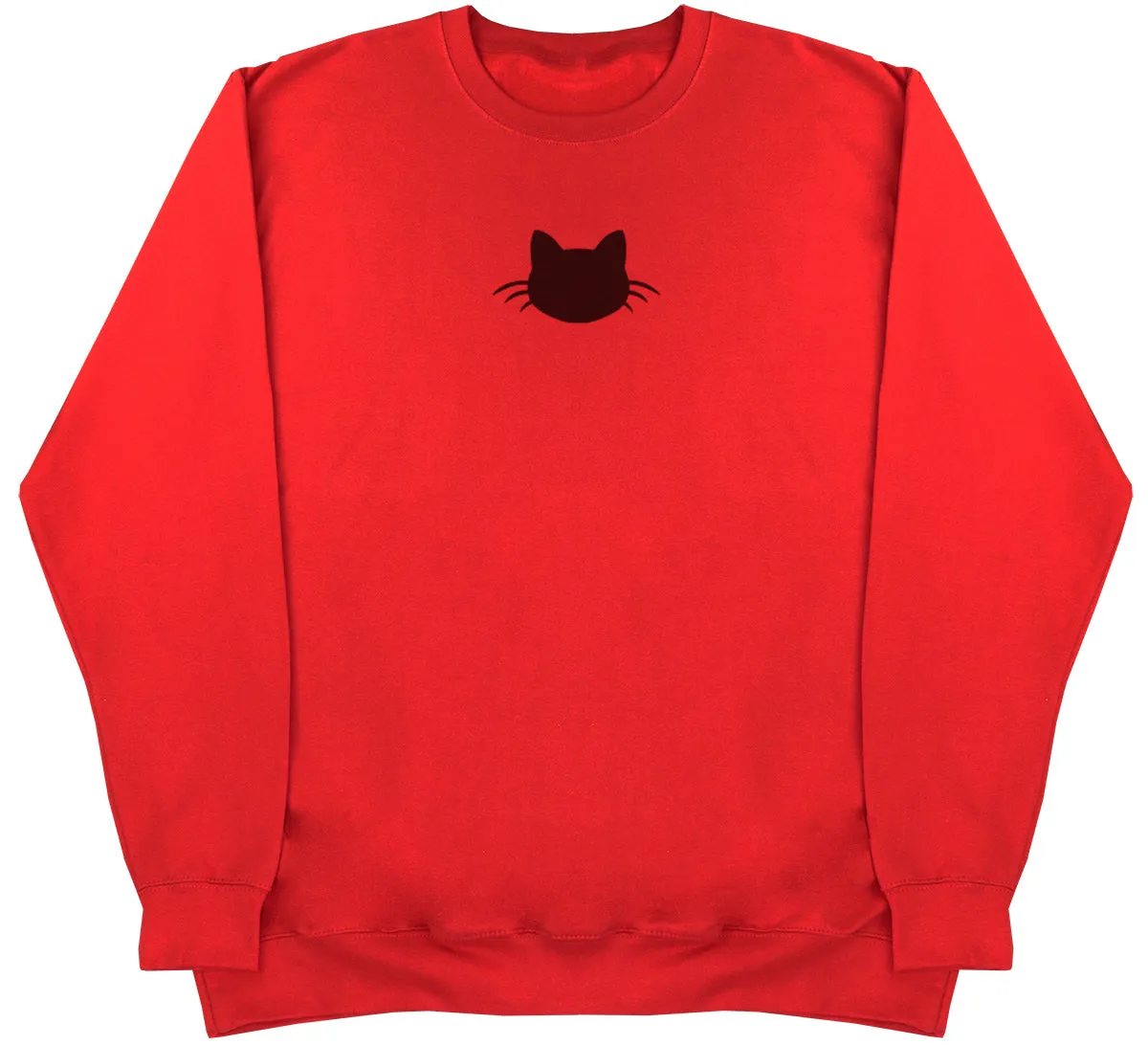 Cat Silhouette - Kids Oversized Comfy Sweater