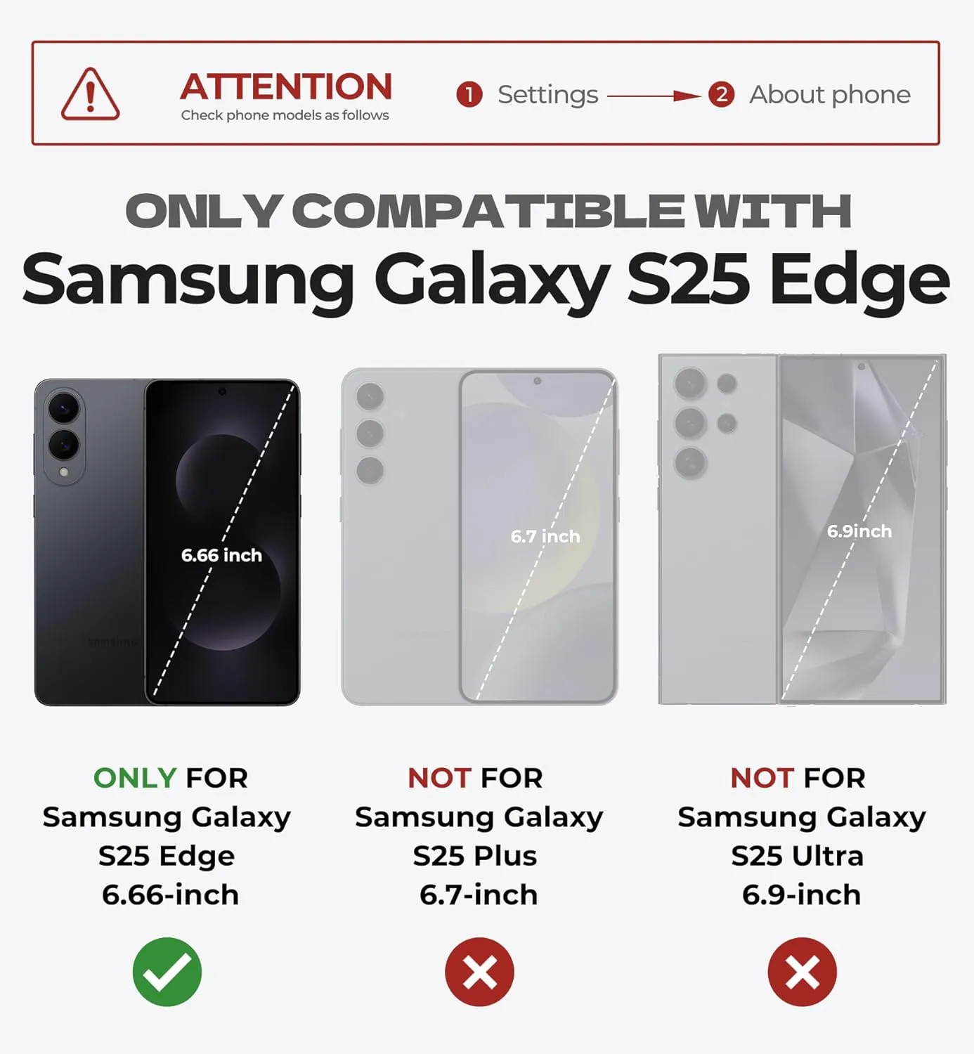 Dexnor  Galaxy S25 Edge , 2 ,,