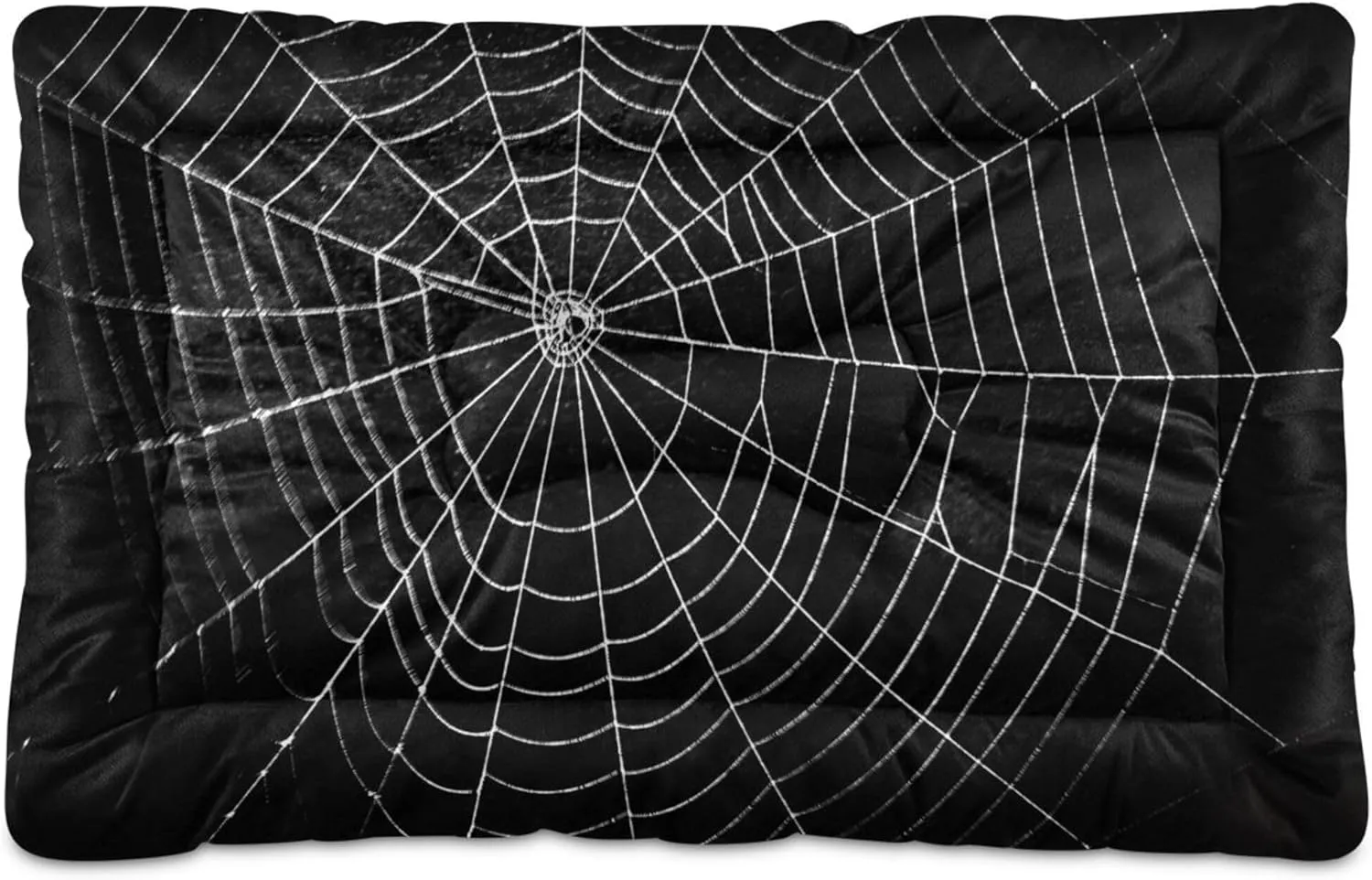 Dog Bed Mat Large Pet Bed Spider Web Washable Anti Slip Bottom Dog Fulffy Comfy Kennel Pad Cat Crate Mat Dog Pet Pad, 18 x 24 Inches