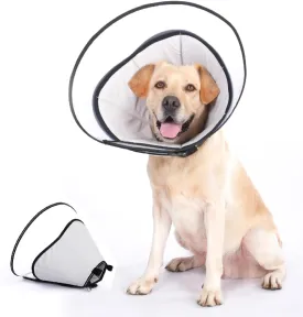 Dog Cone Collar, Pet Cone for Dogs to Stop Licking, Comfy Dog Cones for Large Medium SmallDogs, Soft Cones for Dogs After Surgery, Coneof Shame for DogsHead Neck Elizabethan Collar