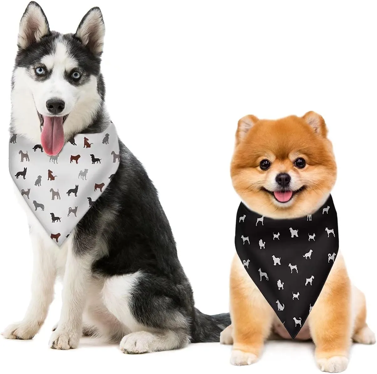 Forchrinse Bat Bandana,Soft Breathable Pet Scarf Halloween Pet Bib Decor Handkerchief for Dogs Cats