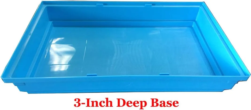 Large 5-Floors Hamster Mansion Mouse Habitat Gerbil Mice Home Paw Safe Platform Ladder Cage with Hide House Exercise Running Wheel Water Bottle Food Dish Deep Base
