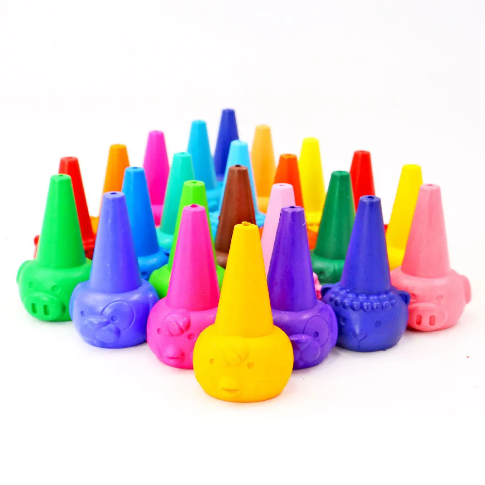 Little Fingers Zoo Buddy Crayons (Set Of 24)