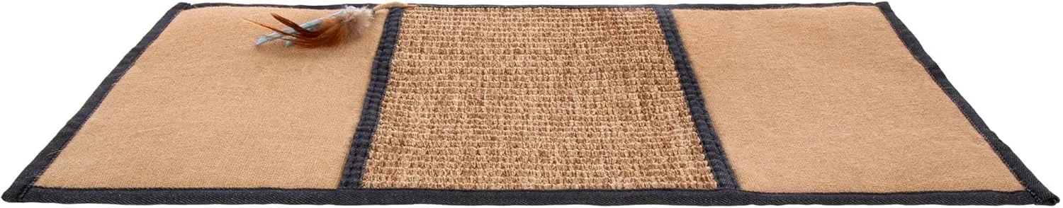 Petlinks Scratch & Play Carpet & Burlap Cat Scratch Mat - Brown, One Size