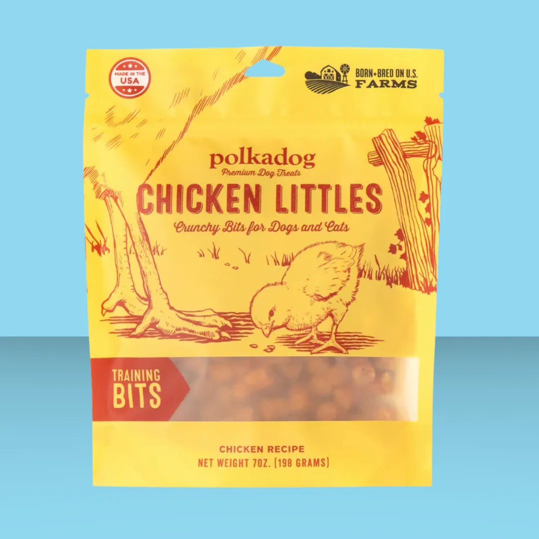Polkadog Chicken Littles Training Bits 8oz