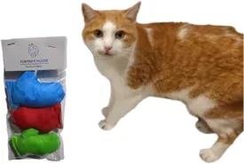 Porter's Mouse - Catnip Cat Toy - Three Little Mittens - Plush, Stuffed Cat Toy with Catnip