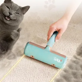 Tiny Pet Hair Remover, Reusable Lint Roller for Cats and Dogs, Mint Green and Rose Gold, Multi-Surface Fur Removal Tool