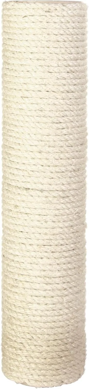 TRIXIE Replacement Sisal Post for Scratching Posts, Cat Trees and Cat Towers, 3.5 in x 15.7 in (9 x 40 cm)
